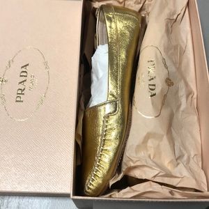 PRADA FLATS BUTTERY SOFT WORN ONCE